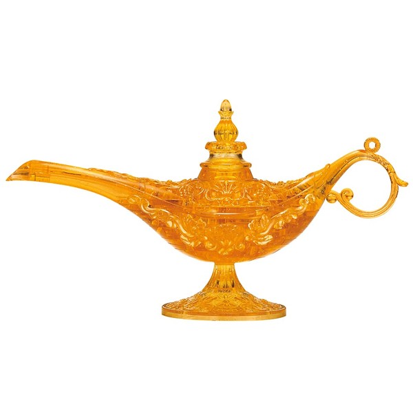 Crystal Puzzle | 3D Wonder Lamp Yellow | Transparent Design
