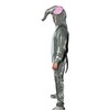 Foxxeo Grey Elephant Costume for Adults, Size: L