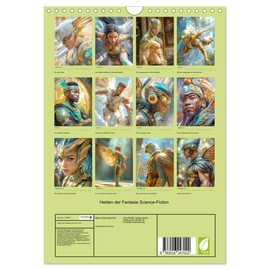 Heroes of Fantasy Science Fiction (Wall Calendar 2026 DIN A4 High), CALVENDO Monthly Calendar