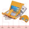 HKCLUF Women's Small Purse Women's Leather RFID Wallet with Coin