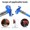FOCMKEAS 70mm丨2-3/4 Inch Forstner Drill Bit with Hex Shank Double-Flute