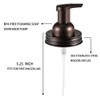 Amolliar Mason Jar Foaming Soap Dispenser Lids, Plastic Pump Rustproof