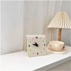 Desktop Clock Simple Modern Quiet Movement Metal Desk Clock Ornament