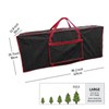 Ram® Black Christmas Tree Storage Bag Fabric Xmas Tree Fabric