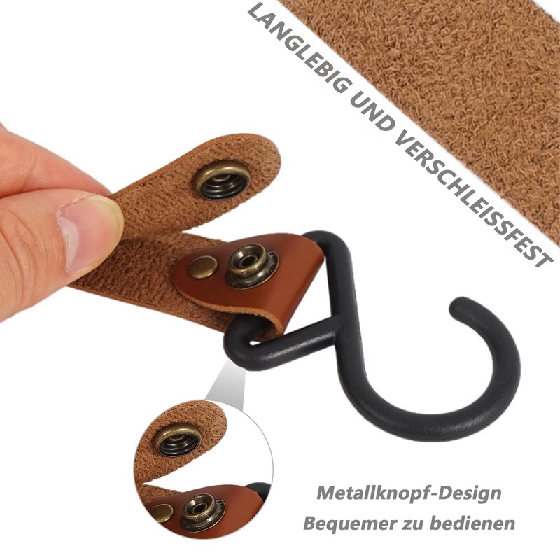 CALLYSONIC Hooks, Hooks for Clothes Rail, Hooks for Wardrobe, S