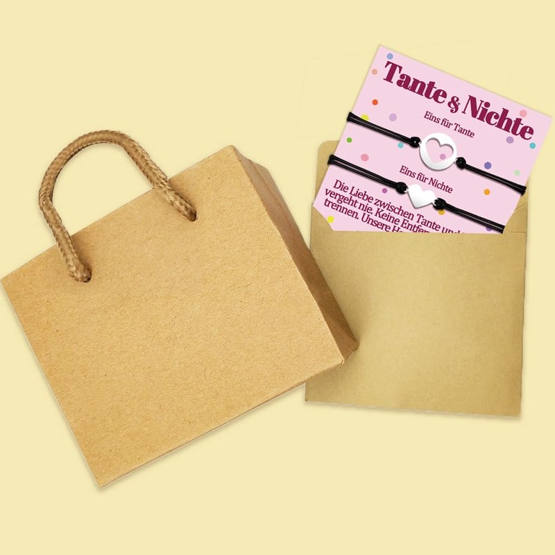 Aunt Niece Bracelet for 2 3 4 Nieces Gift from