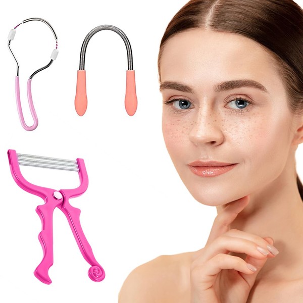 OPVYAEU Pack of 3 Facial Hair Removal Spring Epilator Spring