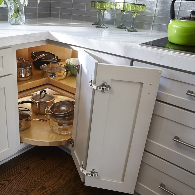 Chibery 2 Pack 165 Degree Lazy Susan Hinge, Face Frame,