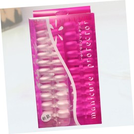 FOMIYES 288pcs Pieces Artificial Nails Decor Fake Nail Tips Nail Tech Accessories Coffin Nail Tips Manicure Clear Fake Nails Toenails Full Cover Nails Clipper Kit Tip Nails False Toe Nails