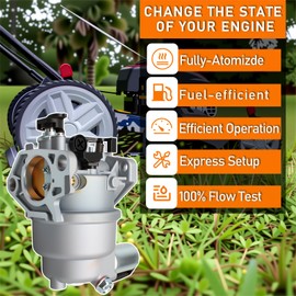 4X90 4X90A Carburetor Compatible with CUB Cadet & MTD, 4X90HU, 4X90HUA 547CC Engine Models, Replaces 993-00170A 993-00170, Fits for TROY-BILT, CUB CADET, XT1-LT42 Tractor