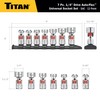 Titan 66860 7-Piece 1/4-Inch Drive SAE Auto Flex Universal Socket