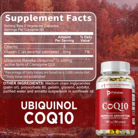 pslalae Ubiquinol CoQ10 100mg-Heart Health,Antioxi