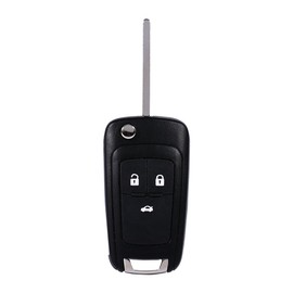 for Toddler Key fob Yctze Flip Folding Remote Car Key Fob Cover Case Shell Upgraded Flip Remote Car Key Fob for Chevy Camaro Cruze Chevy Sonic Terrain 5 Button HU100 Blade