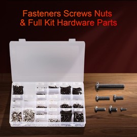 Heegkqu Voron 2.4 R2 3D Printer Full Fastener Kit，Stainless Steel Hardware kit Fasteners Screws Nuts Full Set Hardware Parts for Voron 3D Printer Accessories