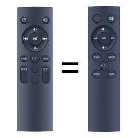 TCNOUMT New Replacement Remote Control Compatible with Majority Bowfell BOW-BAR-BLK Compact Sound Bar