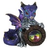 Nemesis Now Dragon's Reward Set of 4 5.5cm Figurines, Resin,