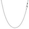 Sears 925 Ball Chain Necklace, Silver, Silver, No Gemstone