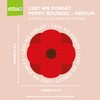 Remembrance Window Sticker for Home and Shops - Poppy Day