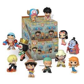 Funko Mystery Mini: One Piece - Straw Hat Crew - Monkey D. Luffy, Roronoa, Nami and more - 1 of 12 to collect - Styles may vary - Figura in vinile da collezione - Idea regalo - Prodotto ufficiale