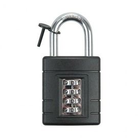 Heavy-Duty 4-Digit Combination Padlock for School Lockers, Gyms, Pools, Bicycles, Scooters, and Storage Travel