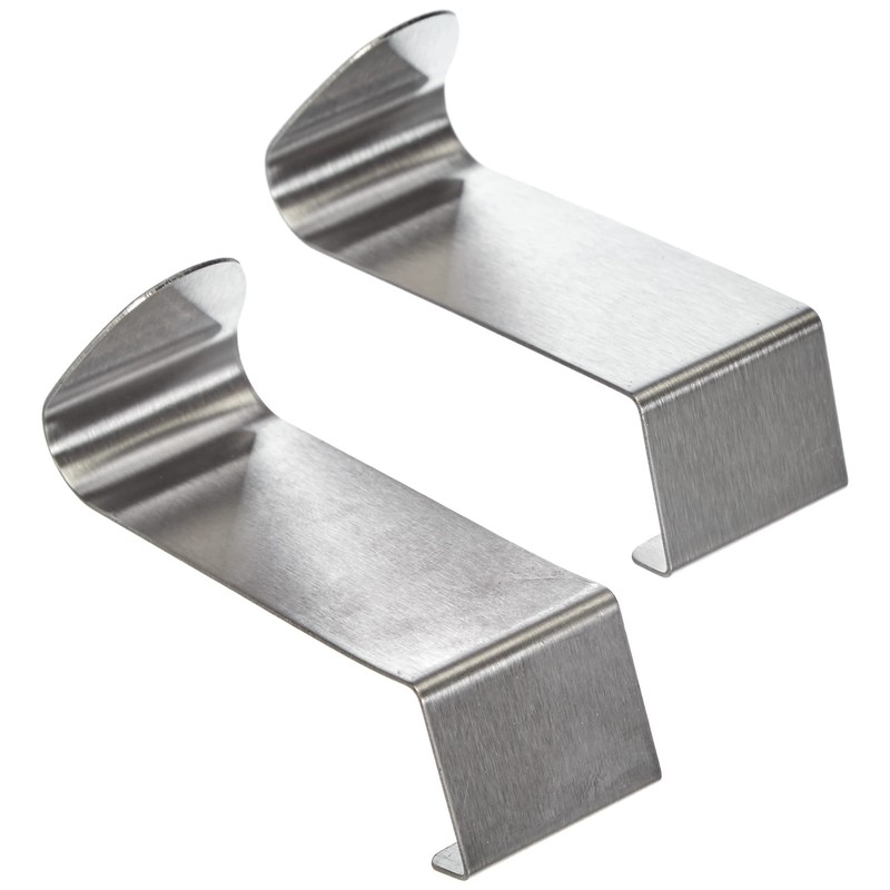 Axentia Double Hooks, 2 Towel Hook, Clothes Hook, without Drilling