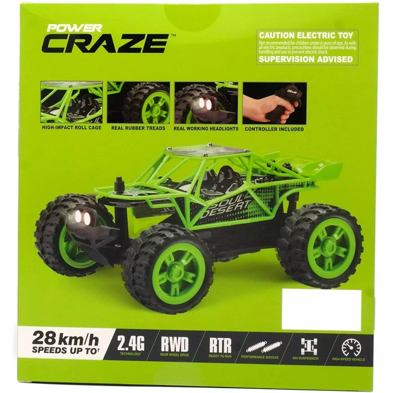 Power Craze High Speed Mini RC Car with Controller. USB