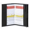 Gryphen Hoxton Leather Golf Scorecard Holder with Pen Loop (Black)