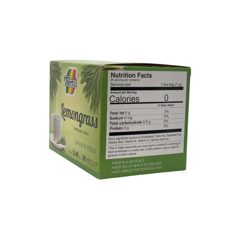 Té de Limón (Lemongrass Tea) - 25 Tea Bags -