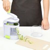 Spiralizer Vegetable Slicer 4 in 1 Rotating Blades Veggie Spiralizer,