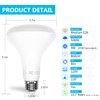 DAYBETTER 12Pack BR30 LED Light Bulbs Indoor Flood Light 65W