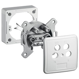 4-Fach SAT Antennendosen Stich- oder Enddose 2 dB