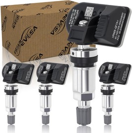 TPMS - Juego de 4 sensores - Sistema de monitoreo de presión de neumáticos compatible con Ford F-150 2006 2007 2008 Escape Fusion Explorer Mustang Expedition Lincoln MKZ Navigator Replace# 6F2Z-1A189