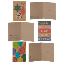 Box of 8 Festive Xmas Decorations NSPCC Charity Christmas Cards In Wallet 557008