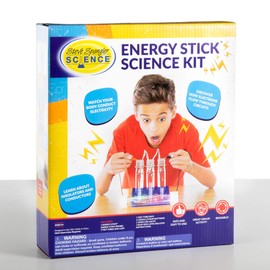 Energy Stick Science Kit – Fun Science Kits for Kids to Learn About Conductors of Electricity, Safe, Hands-On STEM Learning Toy, Independent or Group Activity for Classrooms or Home