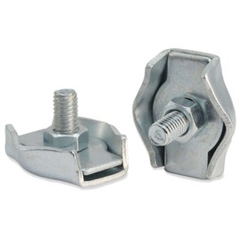Simplex Wire Rope Clamp, Strong Rope Clamp [Many Sizes] Attachment for Ropes (Pack of 5, 3 mm)
