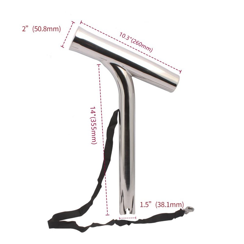 Boat Rod Holder Outrigger for Fishing Marine Grade 316 Stainless