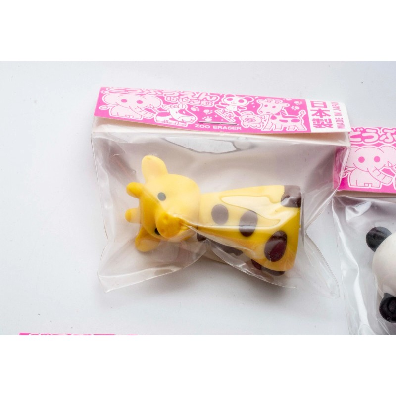 Iwako Zoo Animal Erasers Set 6 Pcs Japan