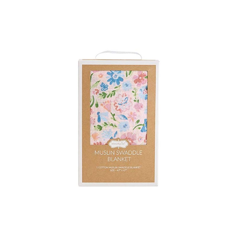 Mud Pie Secret Garden Muslin Swaddle