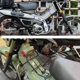 WOOGA Motorcycle Luggage Shelf Carry Holder Bracket for Ho&nda Hunter Cub CT125 Trail 125 Accessories 2020 2021 2023 Motorcycle Center Shelf Rack Middle Luggage Rack