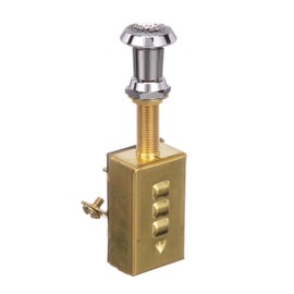 Attwood Marine - 7594-3 Three-Position Off/On/On Push/Pull Switch