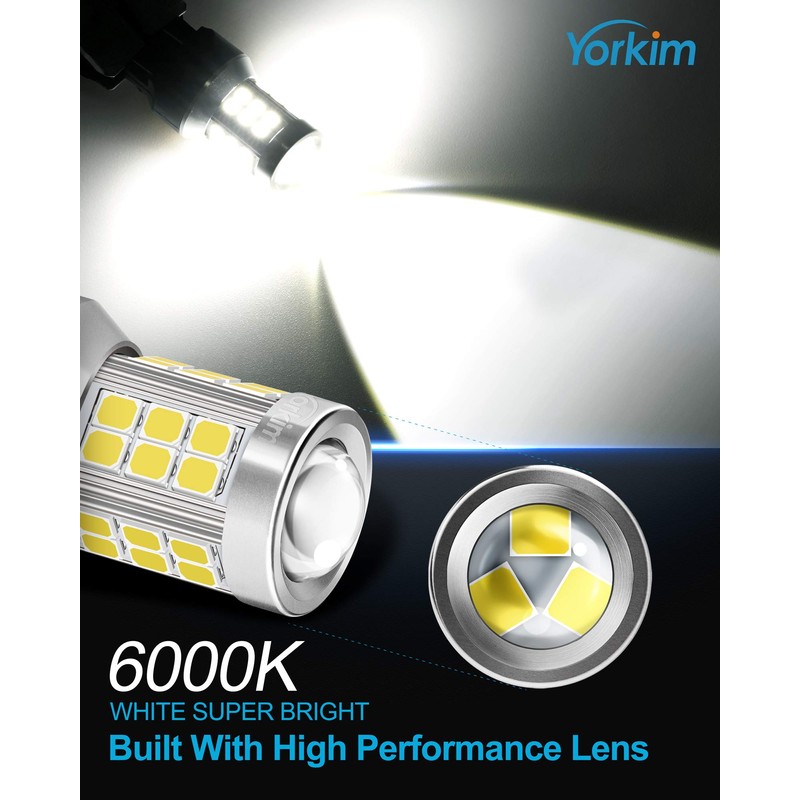 Yorkim 7443 led bulb, super bright 7440 led bulb T20