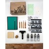 Xenolog Deluxe Block Printing kit - Premium lino Cutters, Linoleum