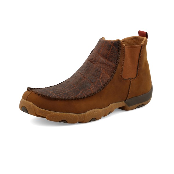 Twisted X Men's 4" Chelsea Driving Moc, Moc Toe with