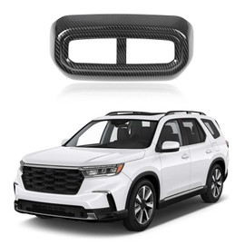 HIRUFAIT Rear Air Vent Outlet Frame Trim for Honda Pilot 2023 2024 2025 Accessories, ABS Rear Air Conditioning Vent Protector Cover, 1PCS (Carbon Fiber Pattern)