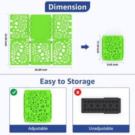 BoxLegend T Shirt Folder V2 Clothes Folding Board Laundry Folder Durable Plastic to Fold Clothes Green