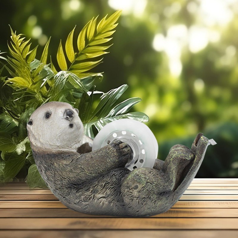 Cute Animal Tape Dispenser, Sea Otter, Tape Cutter, Desk Decorative