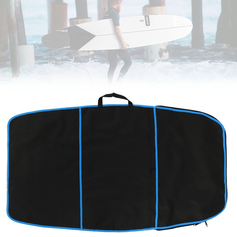Durable Surfboard Bodyboard Cover Polyester Carry Bag Surfing Accessory(blue stripe)