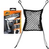 Armor All Front Seat Cargo Net Organizer, Super-Durable Expandable Nylon