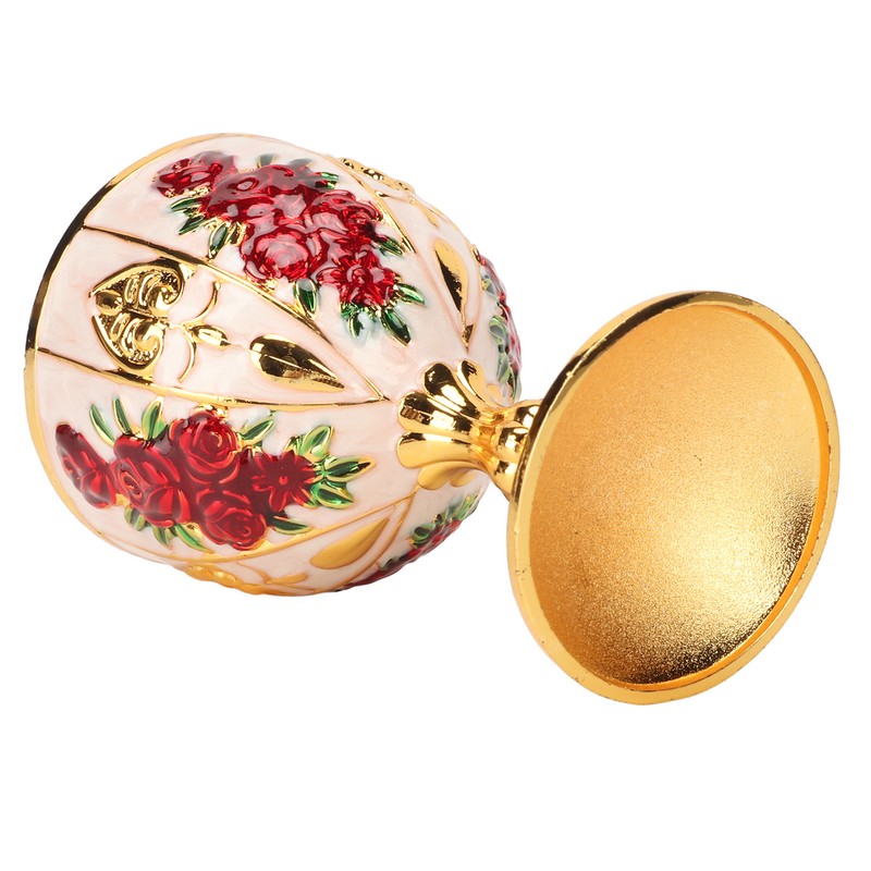 Gold Chalice 4 Inch High Zinc Alloy Retro Embossed Flower