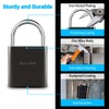 KENRONE Fingerprint Padlock, Biometric Padlock, Smart Padlock with Emergency Key,